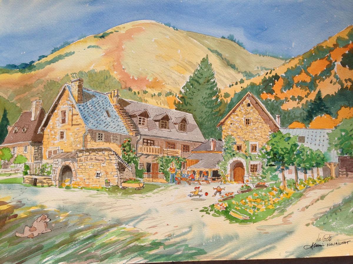 Au Fil Des Saisons Bed & Breakfast Les Cotes de Corps ภายนอก รูปภาพ